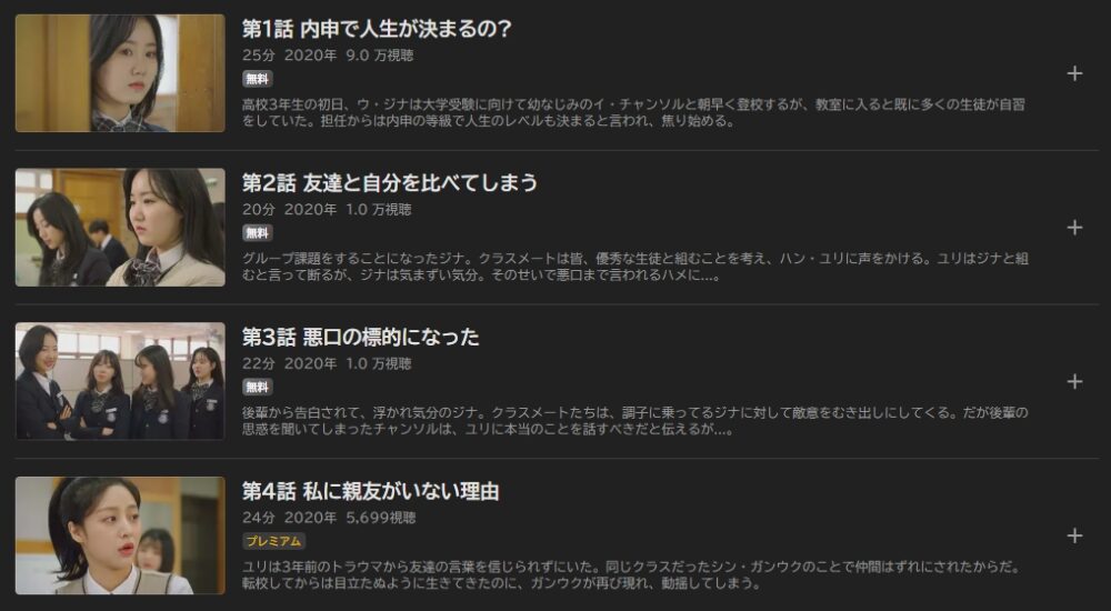 言葉の温度　ABEMA　話数